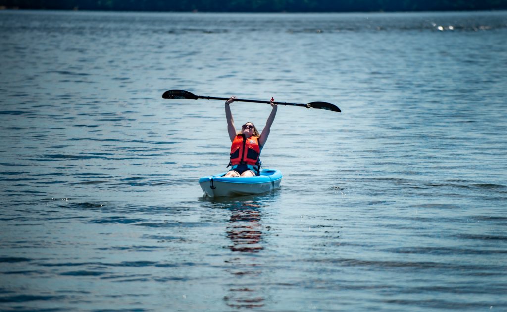 Kayak on KY Lake near LBL